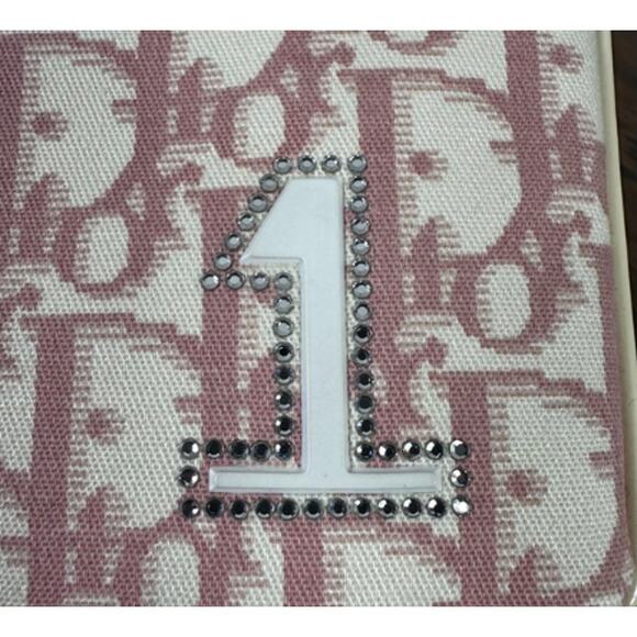 Christian Dior Pink Trotter Logo "1" Vintage Crossbody Pouch (CDXX200) - Picture 4 of 10